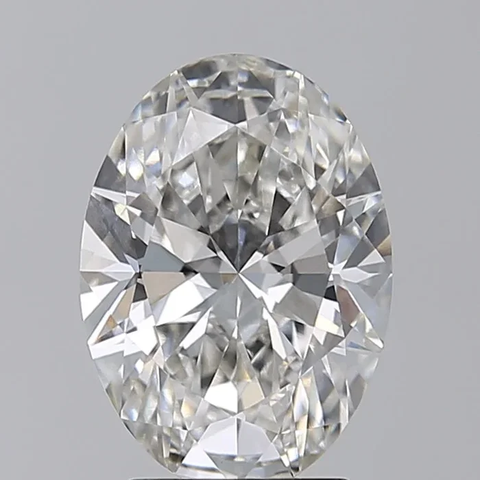 3.05 Carat Oval Shaped, Ideal Cut, H Color, VS1 Clarity, IGI Certified Lab Grown Diamond