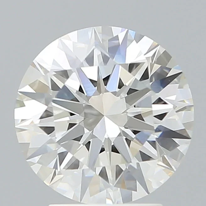 3.09 Carat Round Shaped, Ideal Cut, F Color, VVS2 Clarity, IGI Certified Lab Grown Diamond