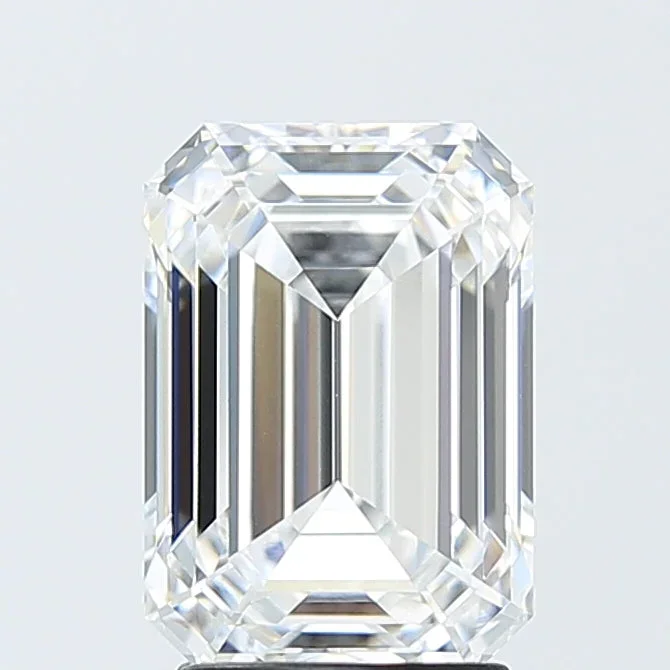 3.10 Carat Emerald Shaped, Ideal Cut, E Color, VS1 Clarity, IGI Certified Lab Grown Diamond