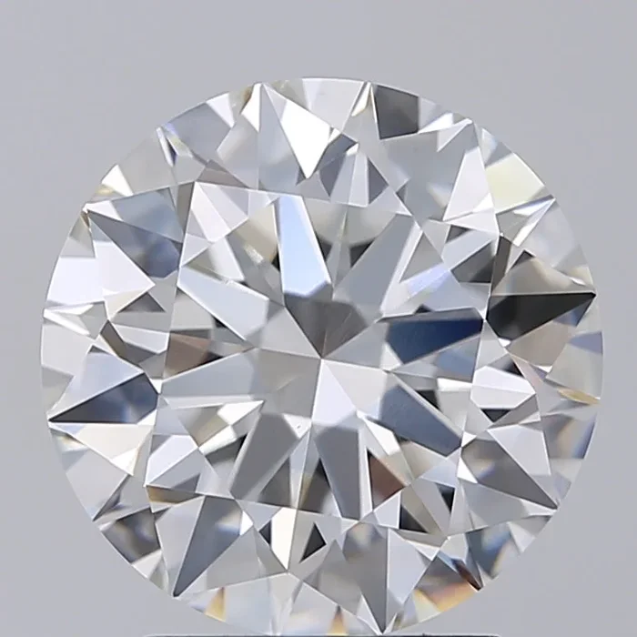 3.12 Carat Round Shaped, Excellent Cut, G Color, VS1 Clarity, GIA Certified Lab Grown Diamond