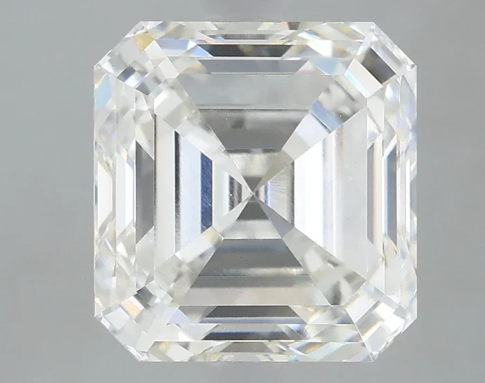3.15 Carat Asscher Shaped, Ideal Cut, G Color, VVS2 Clarity, IGI Certified Lab Grown Diamond