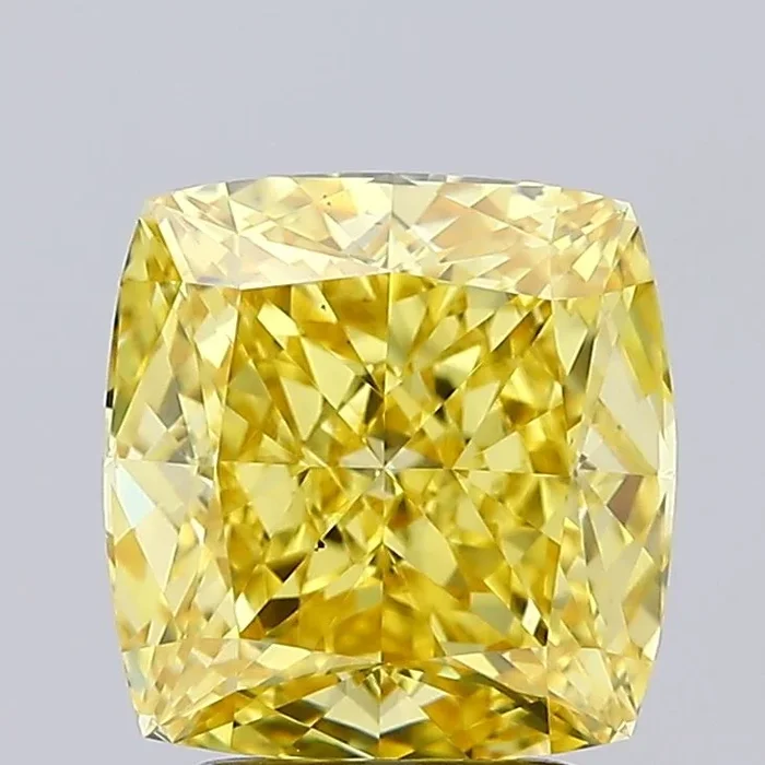 3.20 Carat Cushion Shaped, Very Good Cut, VS2 Clarity, IGI Certified Lab Grown Diamond