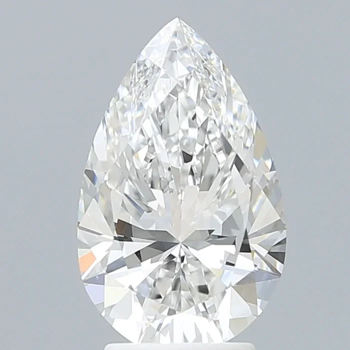 3.23 Carat Pear Shaped, Very Good Cut, D Color, VVS2 Clarity, IGI Certified Lab Grown Diamond