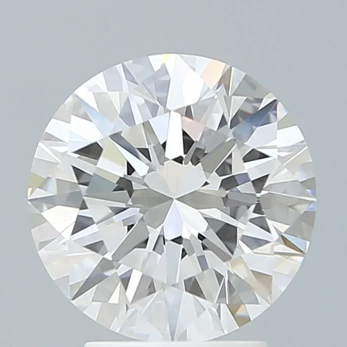 3.23 Carat Round Shaped, Excellent Cut, D Color, VVS2 Clarity, IGI Certified Lab Grown Diamond
