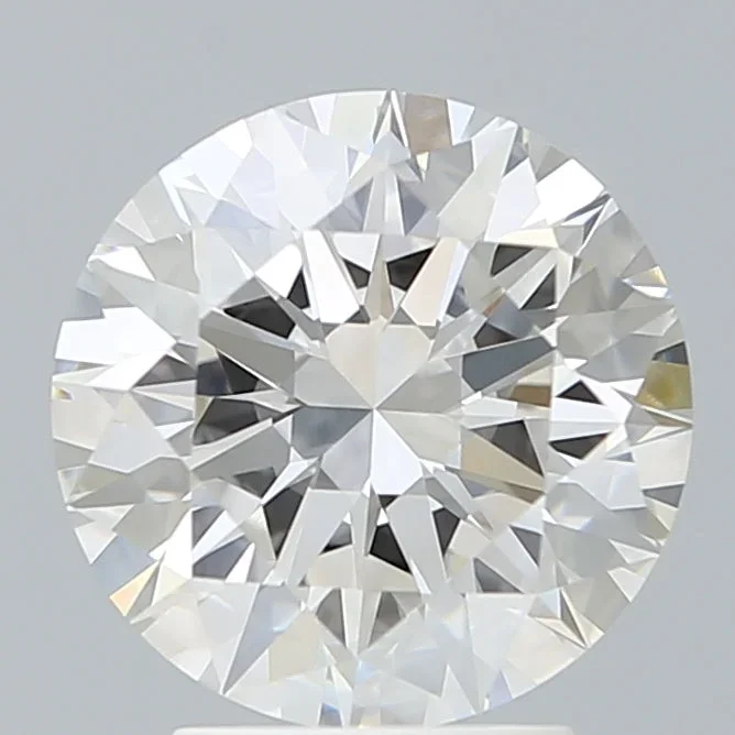 3.28 Carat Round Shaped, Excellent Cut, F Color, VVS1 Clarity, IGI Certified Lab Grown Diamond