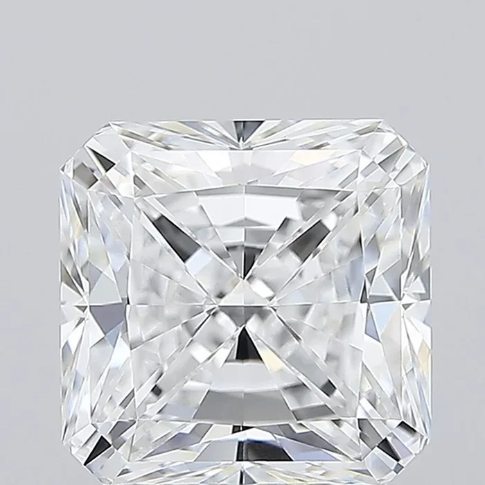 3.52 Carat Radiant Shaped, Very Good Cut, D Color, VVS2 Clarity, IGI Certified Lab Grown Diamond