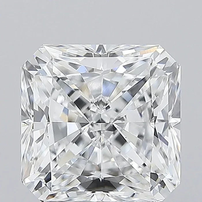 3.55 Carat Radiant Shaped, Very Good Cut, D Color, VVS2 Clarity, IGI Certified Lab Grown Diamond