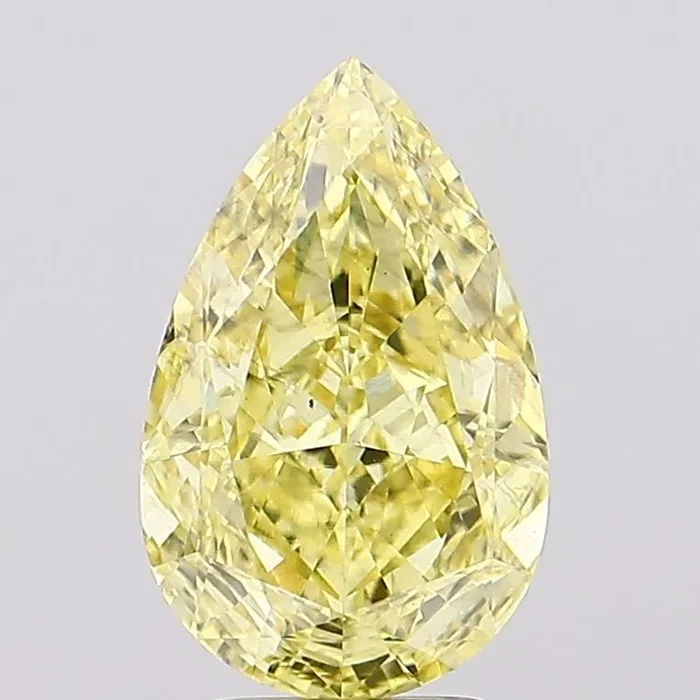 4.04 Carat Pear Shaped, Ideal Cut, SI1 Clarity, IGI Certified Lab Grown Diamond