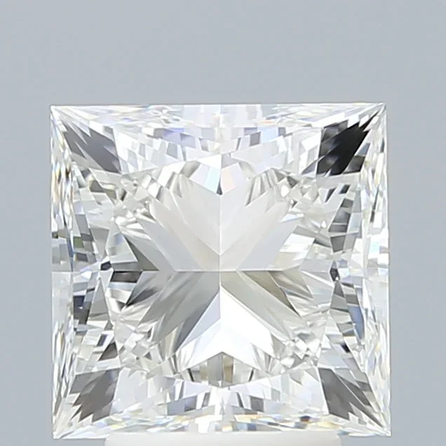 4.04 Carat Princess Shaped, Very Good Cut, F Color, VS1 Clarity, IGI Certified Lab Grown Diamond
