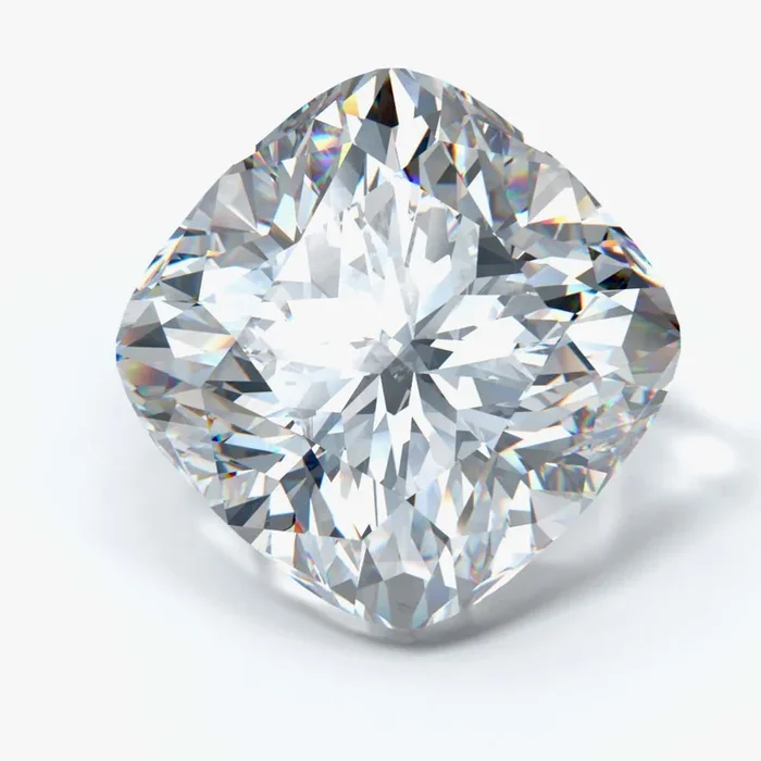 4.08 Carat Cushion Shaped, Ideal Cut, F Color, VVS2 Clarity, IGI Certified Lab Grown Diamond