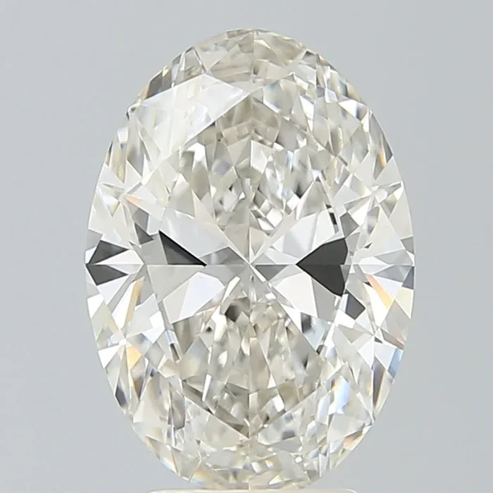 4.22 Carat Oval Shaped, Very Good Cut, H Color, VVS2 Clarity, IGI Certified Lab Grown Diamond