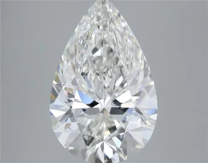 4.45 Carat Pear Shaped, Ideal Cut, F Color, VS1 Clarity, IGI Certified Lab Grown Diamond