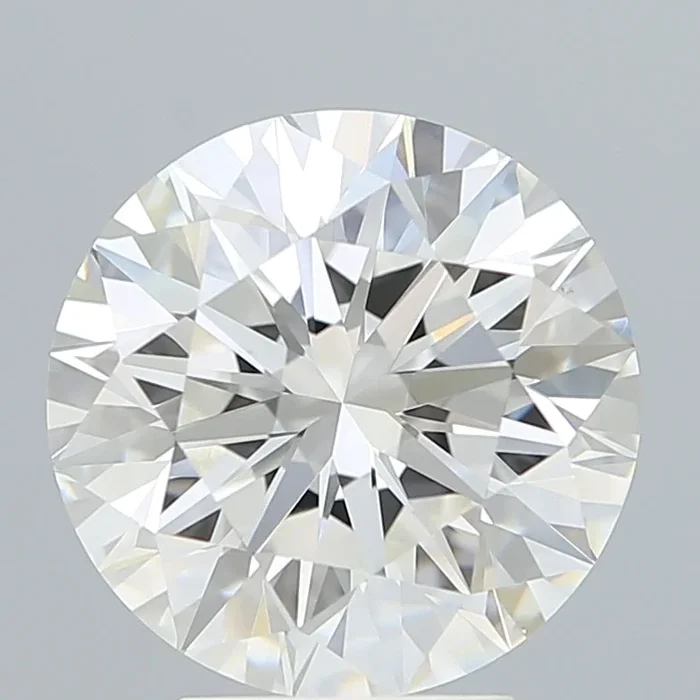 4.47 Carat Round Shaped, Excellent Cut, F Color, VS1 Clarity, IGI Certified Lab Grown Diamond