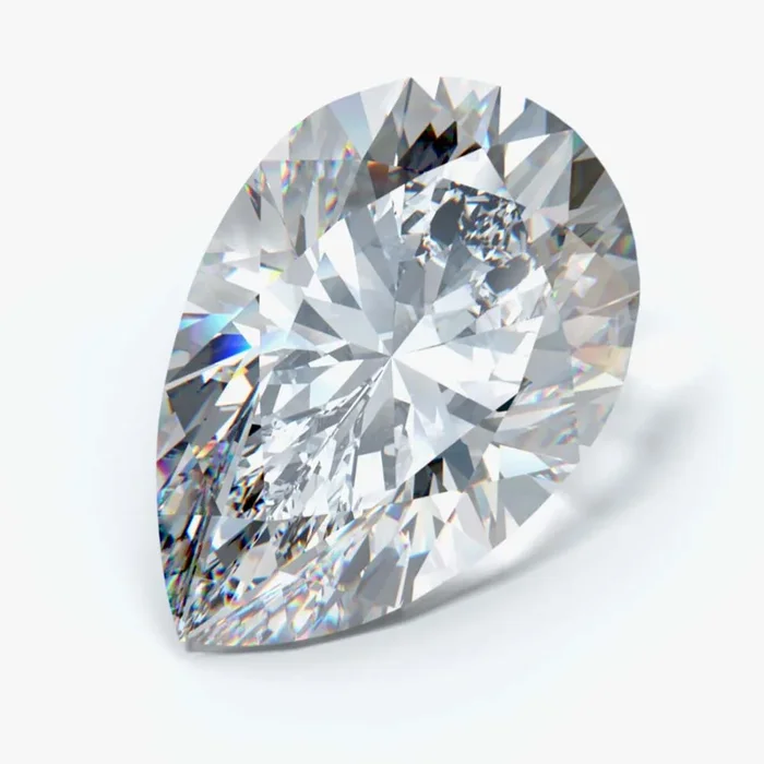 4.61 Carat Pear Shaped, Excellent Cut, VS1 Clarity, IGI Certified Lab Grown Diamond