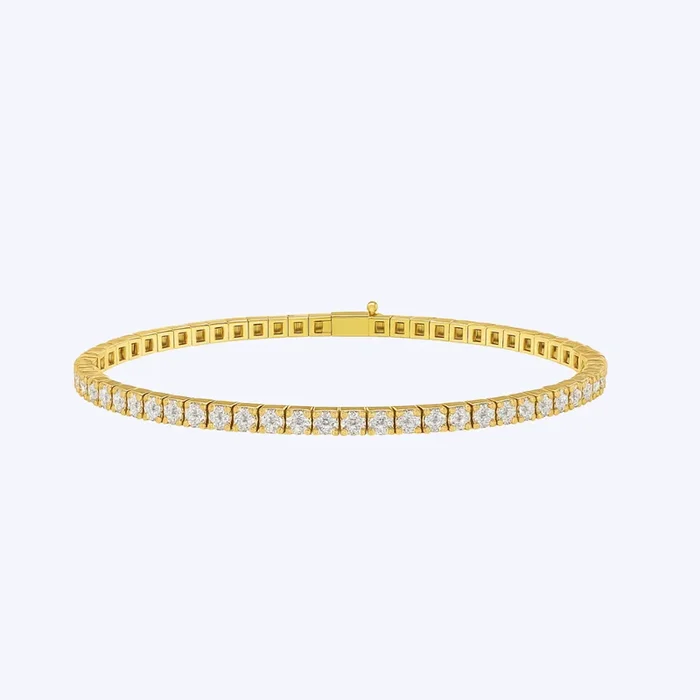 5.06ctw Lab-Grown Diamond Tennis Bracelet