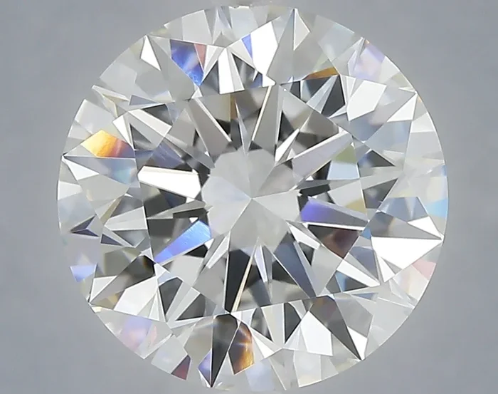 5.09 Carat Round Shaped, Ideal Cut, F Color, VVS2 Clarity, IGI Certified Lab Grown Diamond