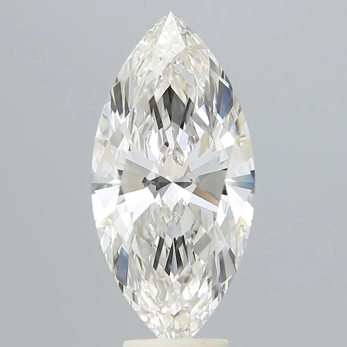 5.24 Carat Marquise Shaped, Very Good Cut, F Color, VS1 Clarity, IGI Certified Lab Grown Diamond
