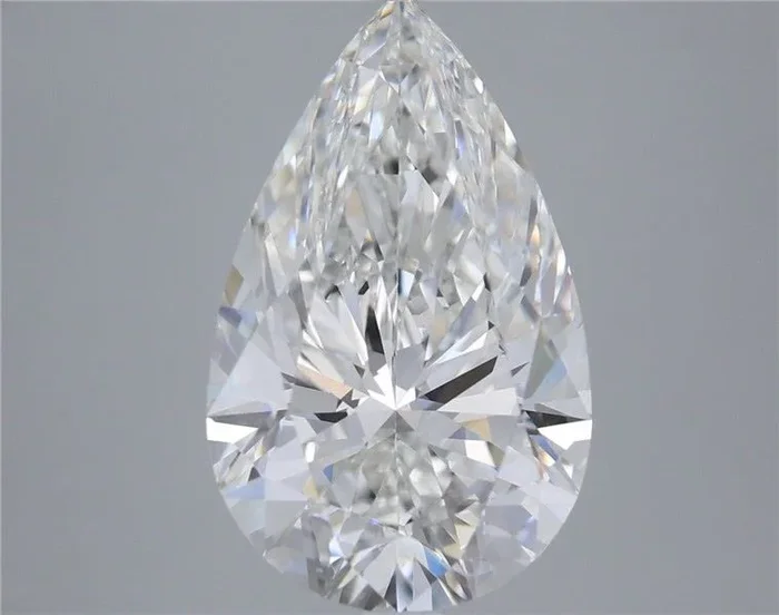 5.27 Carat Pear Shaped, Ideal Cut, F Color, VS1 Clarity, IGI Certified Lab Grown Diamond