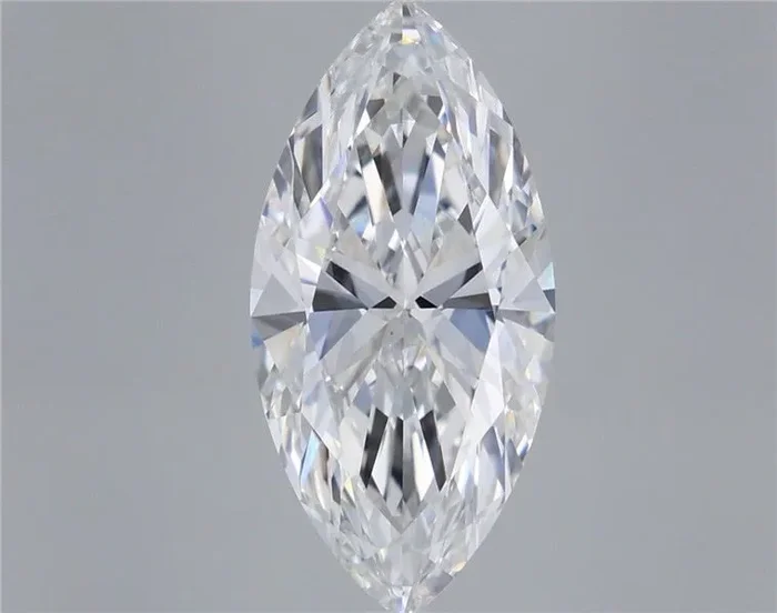 5.28 Carat Marquise Shaped, Ideal Cut, E Color, VVS2 Clarity, IGI Certified Lab Grown Diamond