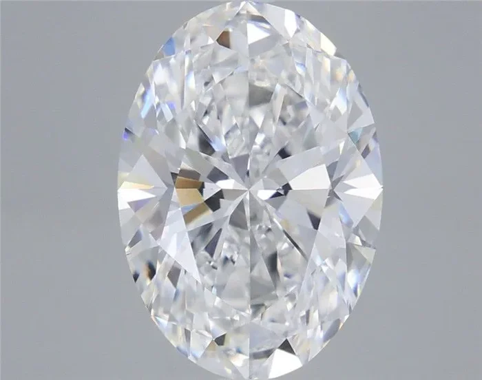 5.36 Carat Oval Shaped, Ideal Cut, D Color, VS1 Clarity, IGI Certified Lab Grown Diamond