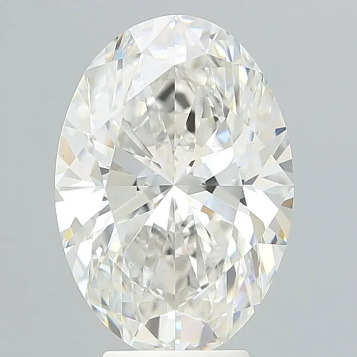 5.38 Carat Oval Shaped, Very Good Cut, F Color, VS1 Clarity, IGI Certified Lab Grown Diamond