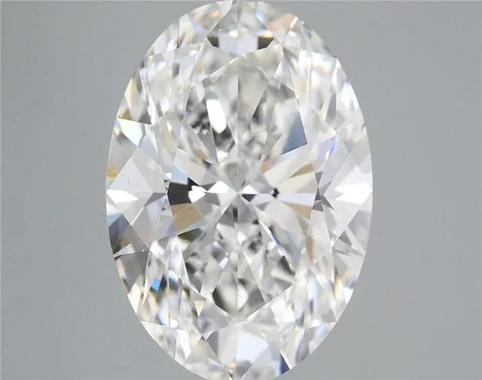 5.49 Carat Oval Shaped, Excellent Cut, F Color, VS1 Clarity, IGI Certified Lab Grown Diamond