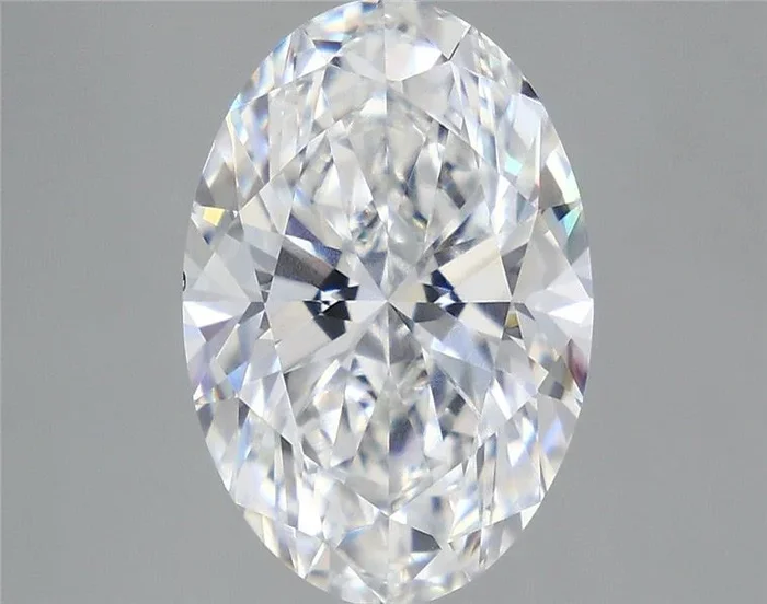 5.51 Carat Oval Shaped, Excellent Cut, D Color, VS1 Clarity, IGI Certified Lab Grown Diamond