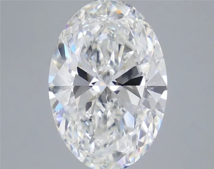 5.56 Carat Oval Shaped, Ideal Cut, F Color, VVS2 Clarity, IGI Certified Lab Grown Diamond
