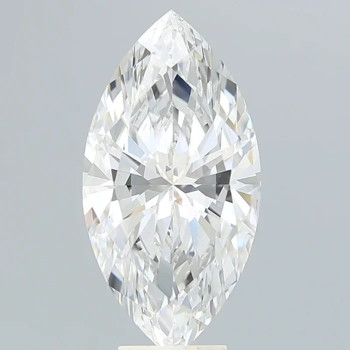 6.27 Carat Marquise Shaped, Very Good Cut, E Color, VS1 Clarity, IGI Certified Lab Grown Diamond