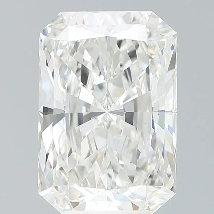 6.40 Carat Radiant Shaped, Very Good Cut, F Color, VS1 Clarity, IGI Certified Lab Grown Diamond