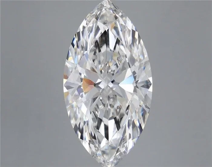 6.56 Carat Marquise Shaped, Ideal Cut, E Color, VS1 Clarity, IGI Certified Lab Grown Diamond