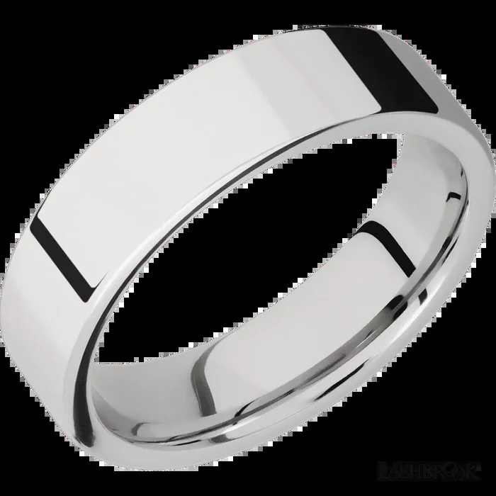 6 mm wide Flat Cobalt Chrome band.
