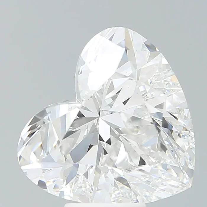 7.99 Carat Heart Shaped, Very Good Cut, F Color, VS1 Clarity, IGI Certified Lab Grown Diamond