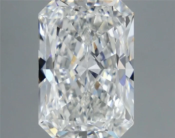 8.35 Carat Radiant Shaped, Ideal Cut, F Color, VVS2 Clarity, IGI Certified Lab Grown Diamond