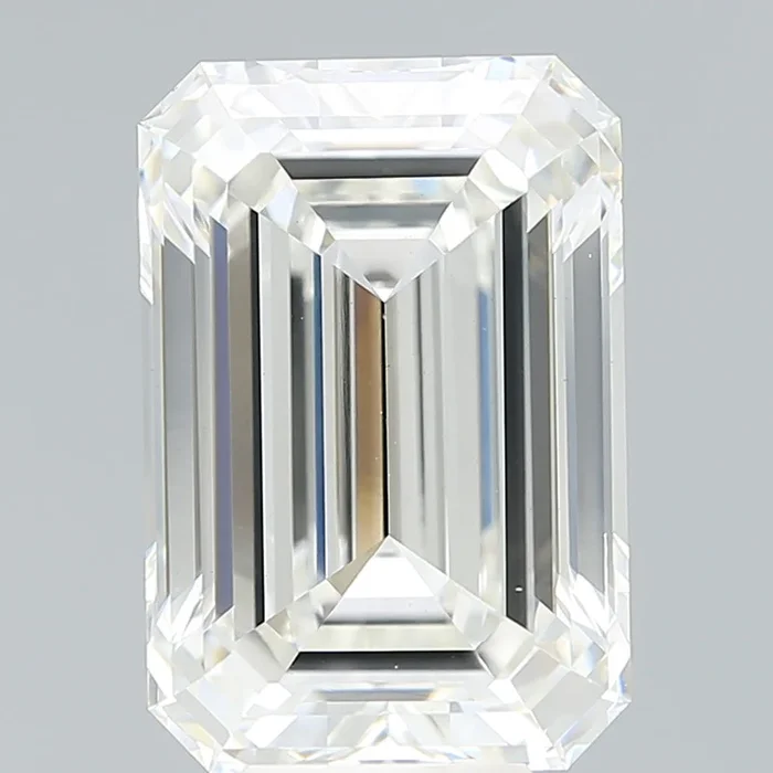 8.88 Carat Emerald Shaped, Very Good Cut, H Color, VS1 Clarity, IGI Certified Lab Grown Diamond