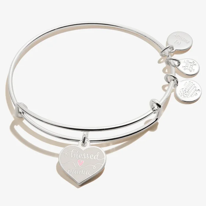 ‘Blessed Mama’ Charm Bangle