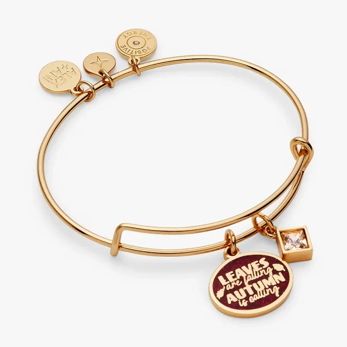 ‘Leaves Are Falling, Autumn Is Calling’ Charm Bangle