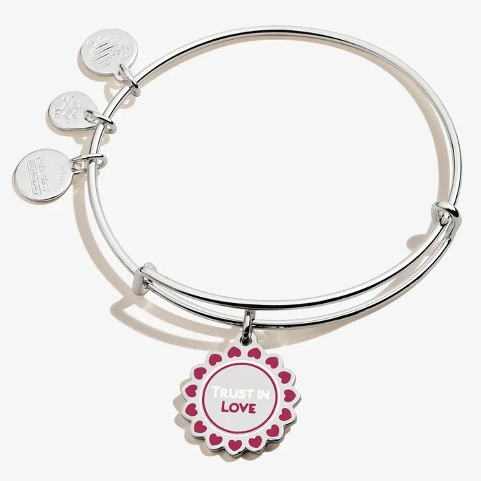 ‘Trust in Love’ Charm Bangle