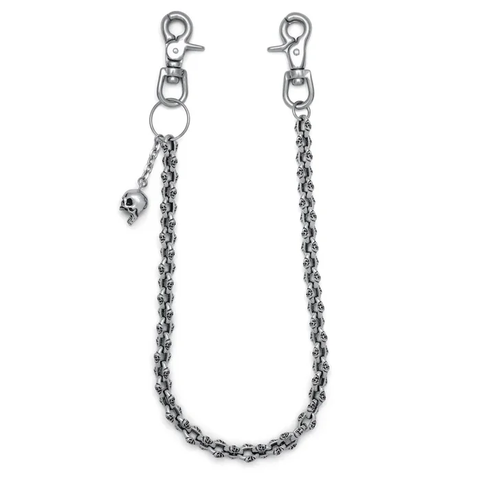 “Boneyards” Skull Wallet Chain