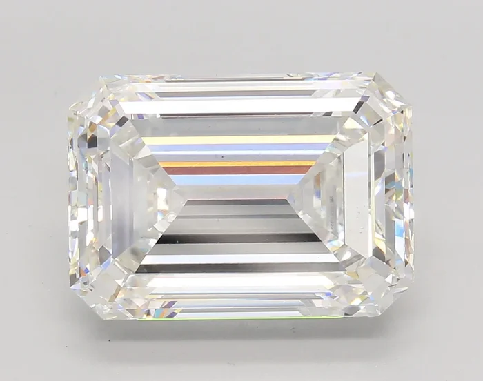 9.51 Carat Emerald Shaped, Ideal Cut, G Color, VS1 Clarity, IGI Certified Lab Grown Diamond