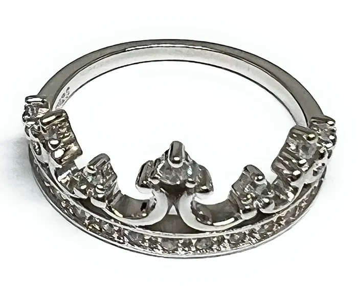 .925 Silver Crown CZ Ring (FCS 31)