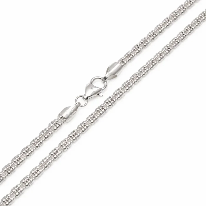 925 Sterling Silver Ice 4 Sided Diamond Cut 180 3.6mm Chain or Bracelet – CH842