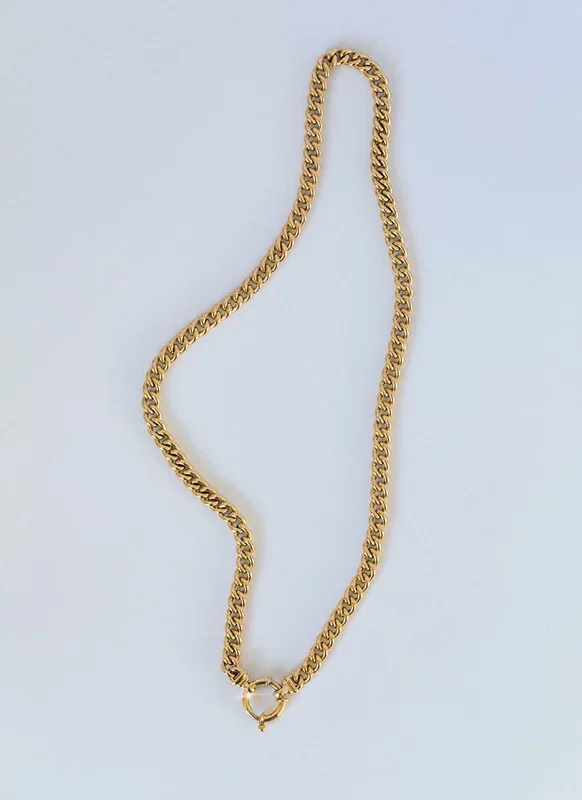 Abby gourmet 5.2mm necklace 14k gold