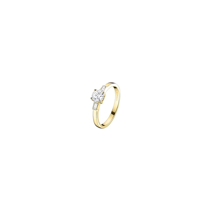 Albert engagement ring yellow gold diamonds | LEPAGE