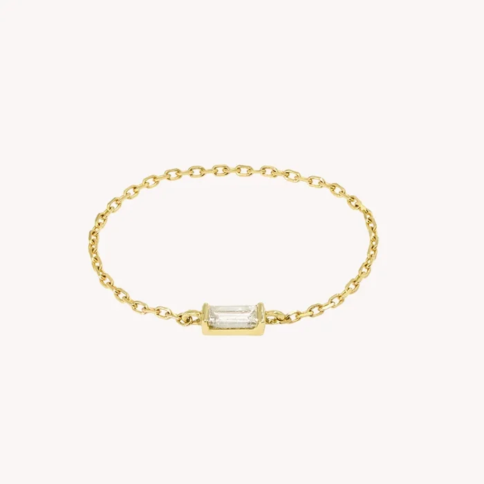 Alix Diamond Chain Ring