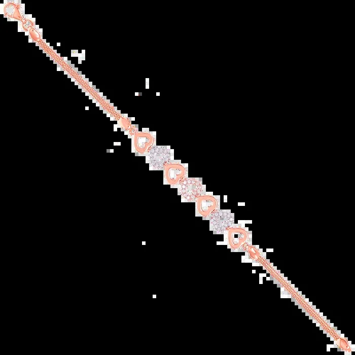 Alluring Bracelet With CZ in 18K Rose Gold