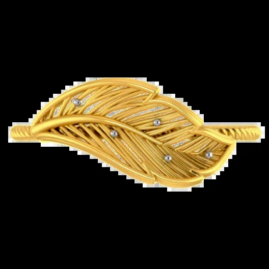 Alluring Lightweight 18k Gold Bis Hallmark Thumb Ring From Pc Chandra Online Exclusive Collection