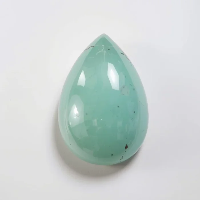 Amazonite 1PC Large 9×11 MM Pear Cabochon Green Pure semi Precious Loose Gemstones