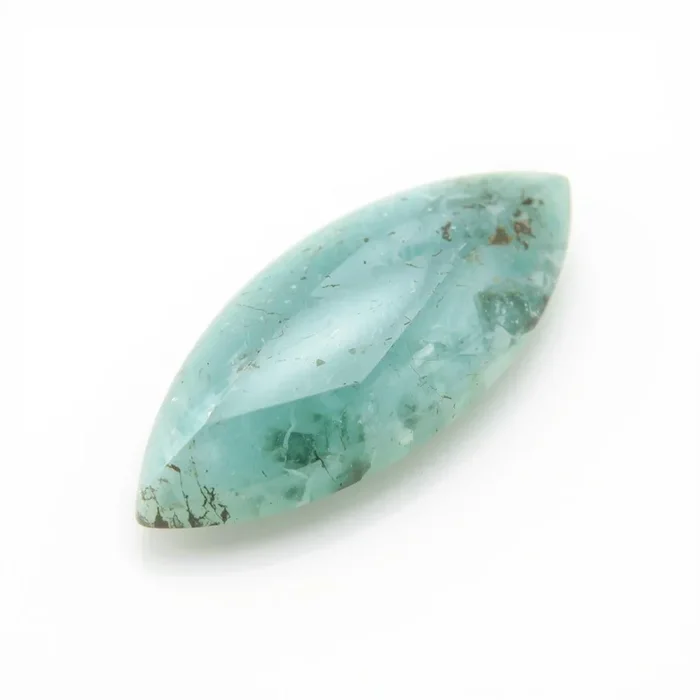 Amazonite 1PC Small 5×10 MM Marquise Cabochon Green Sparkling semi Precious Gems