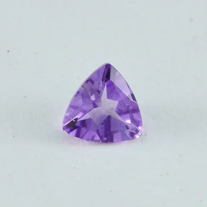 Amethyst 1PC Chunky 14×14 MM Triangle Faceted Purple Genuine Semi Precious Loose Gemstones